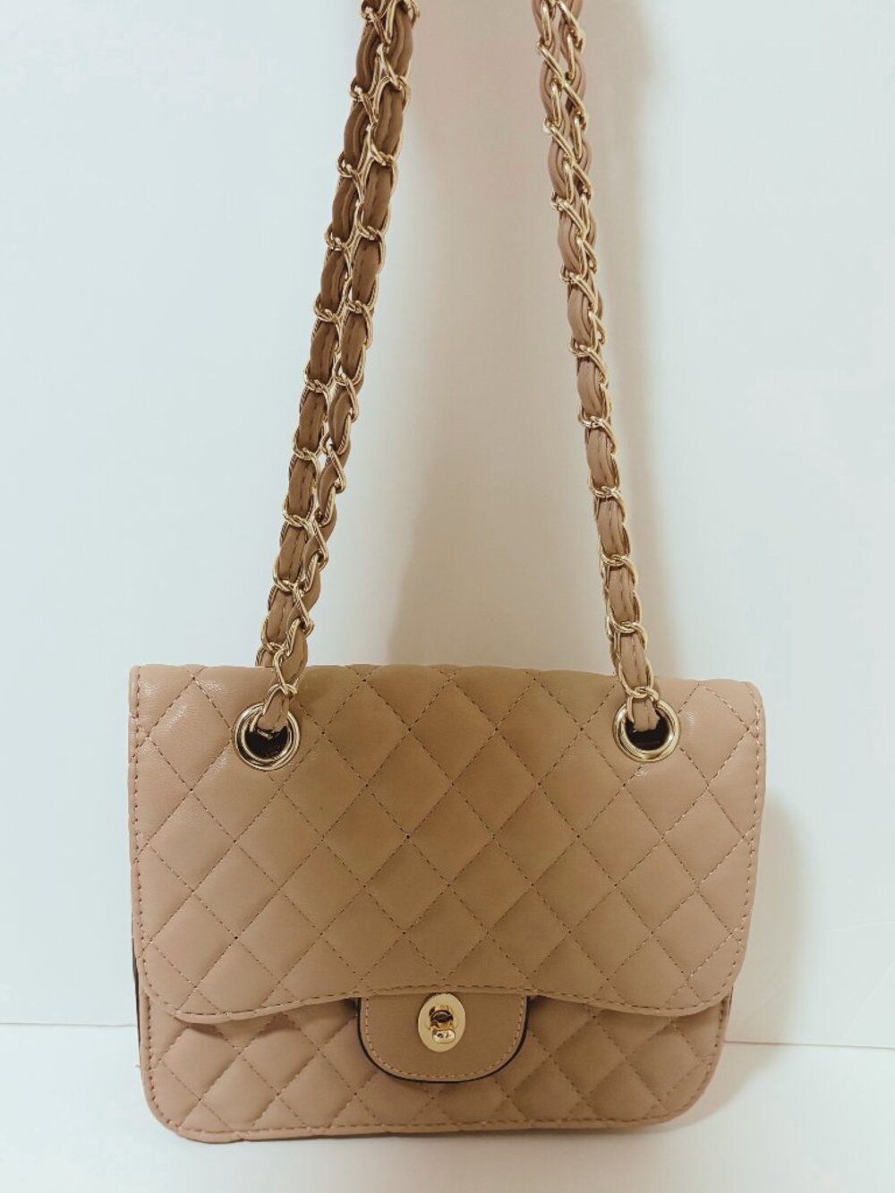 SALE - 2 in 1 Quilted Mini Flap Shoulder | Crossbody Bag – Sleek Faux Leather